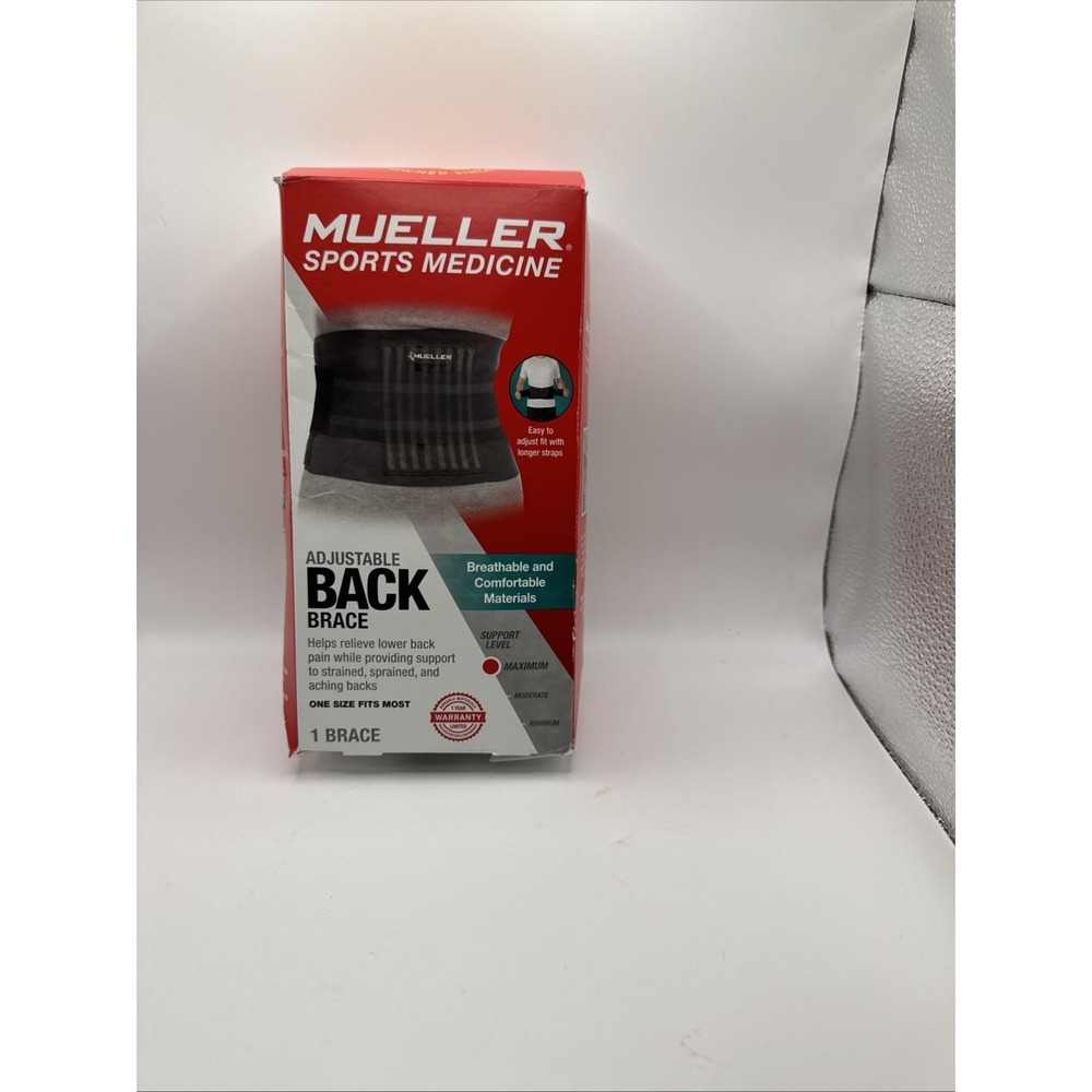 mueller sports medicine adjustable back brace #1148